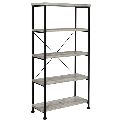 Analiese Grey Driftwood Bookcase