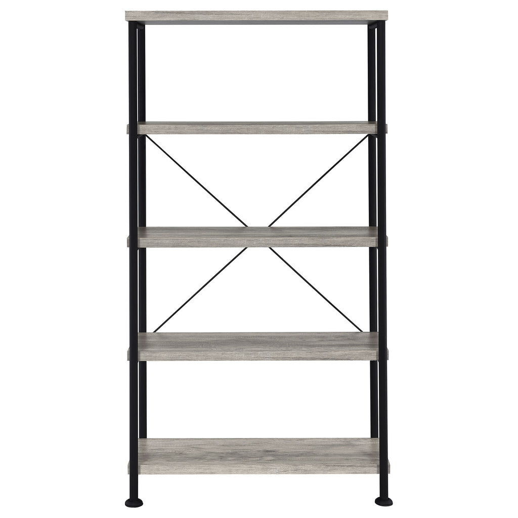 Analiese Grey Driftwood Bookcase
