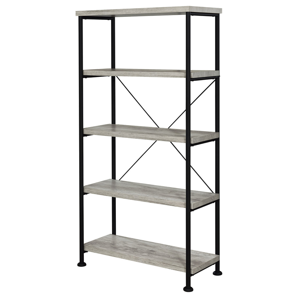 Analiese Grey Driftwood Bookcase