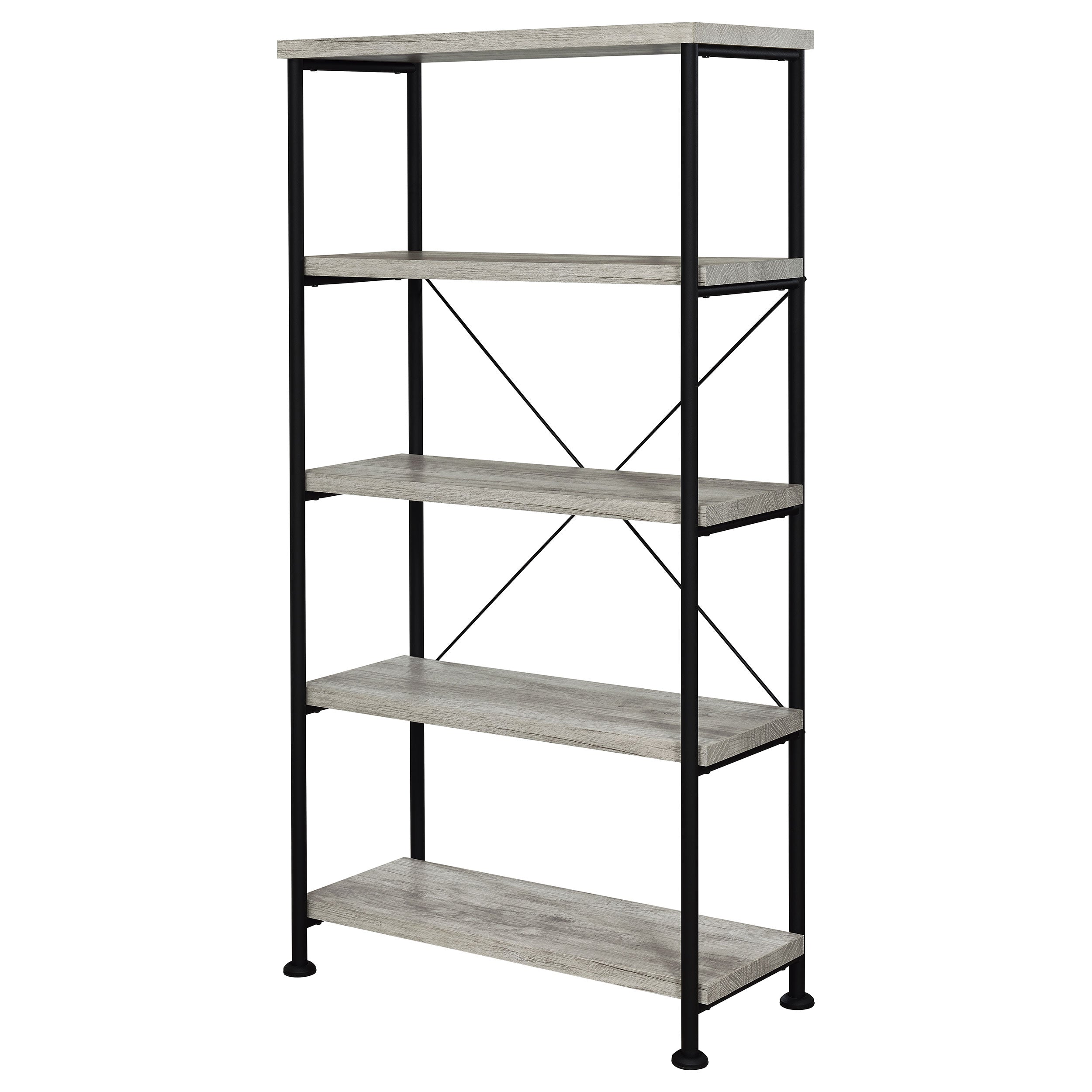 Analiese Grey Driftwood Bookcase
