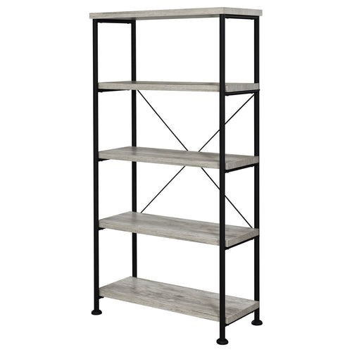 Analiese Grey Driftwood Bookcase