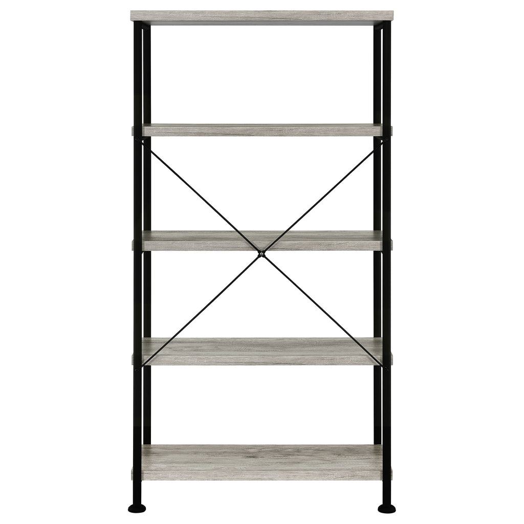 Analiese Grey Driftwood Bookcase