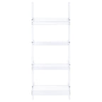 Amaturo Clear Acrylic Ladder Bookcase