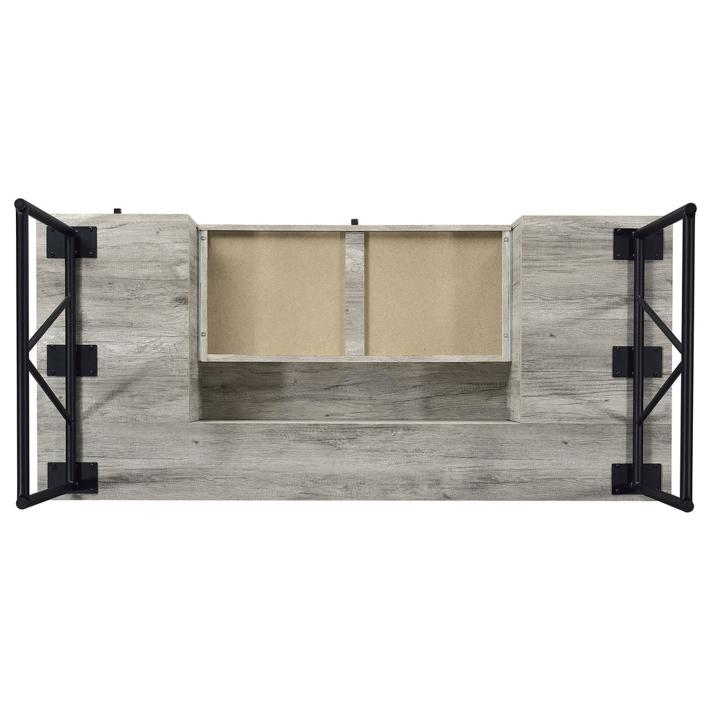 Analiese Grey Driftwood Writing Desk