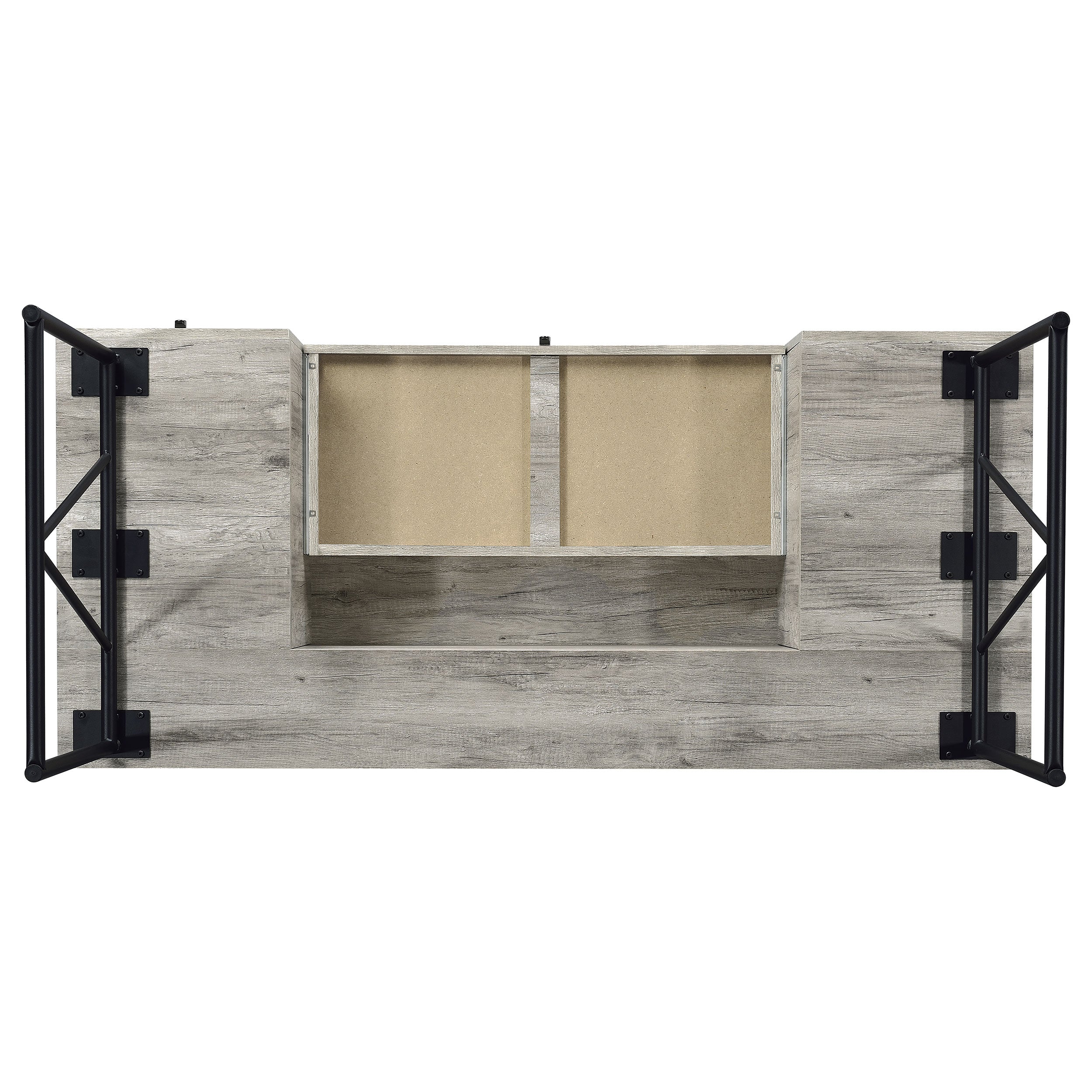 Analiese Grey Driftwood Writing Desk