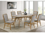 Croyden 7-piece Rectangular Dining Set Weathered Natural