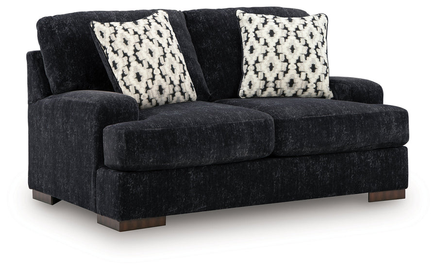 Whitmore Black Pearl — Loveseat only