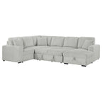 Devonshire Sleeper Sectional Sofa Storage Chaise Camel