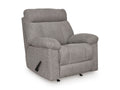 Hoyne Park Smoke Rocker Recliner