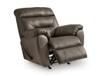 Elksworth Ash Faux-Leather Rocker Recliner