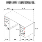 Berhalter 6-Drawer Double Pedestal File Computer Desk