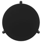 Cordova Round Solid Wood End Table Black