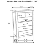 Hazlewood 5-piece Queen Bedroom Set Vineyard Oak