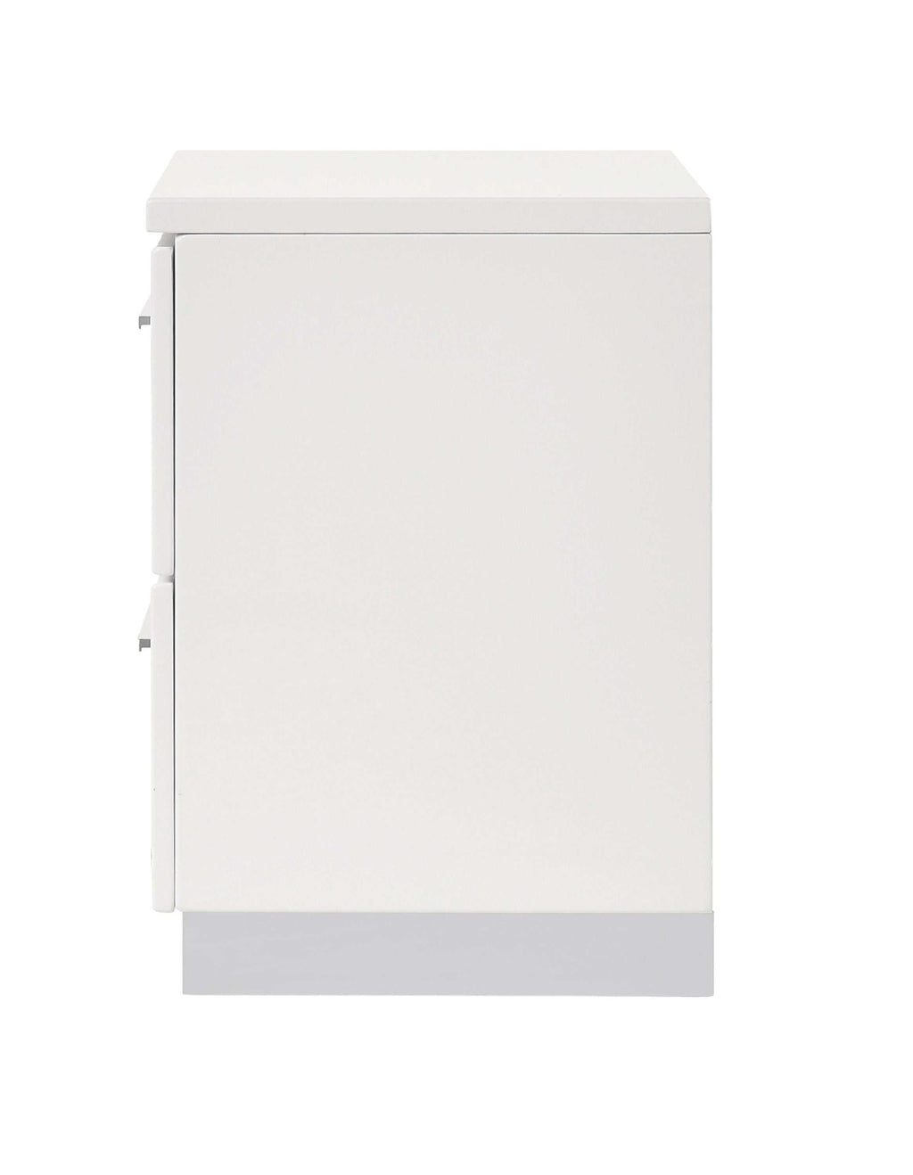 Felicity 2-drawer Nightstand White High Gloss