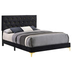Kendall Upholstered Eastern King Panel Bed White