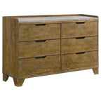 Henderson 4-piece Eastern King Bedroom Set Medium Oak
