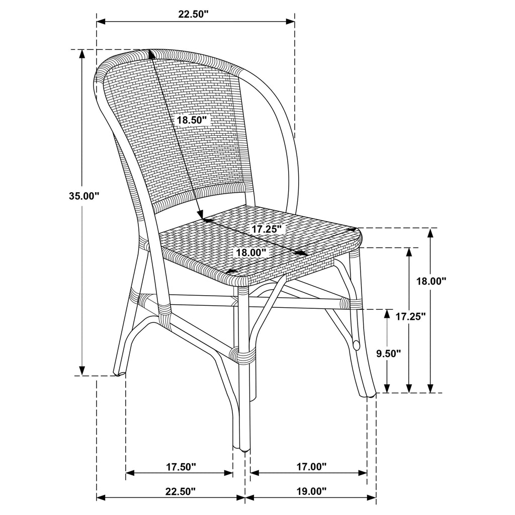 Norden Co. Ojai Ii Dining Chair Set of 2