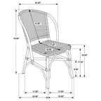 Norden Co. Ojai Ii Dining Chair Set of 2