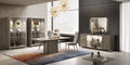 ESF Furniture - Volare 13 Piece Dining Room Set in Grey - VOLARETABLEGREY-13SET