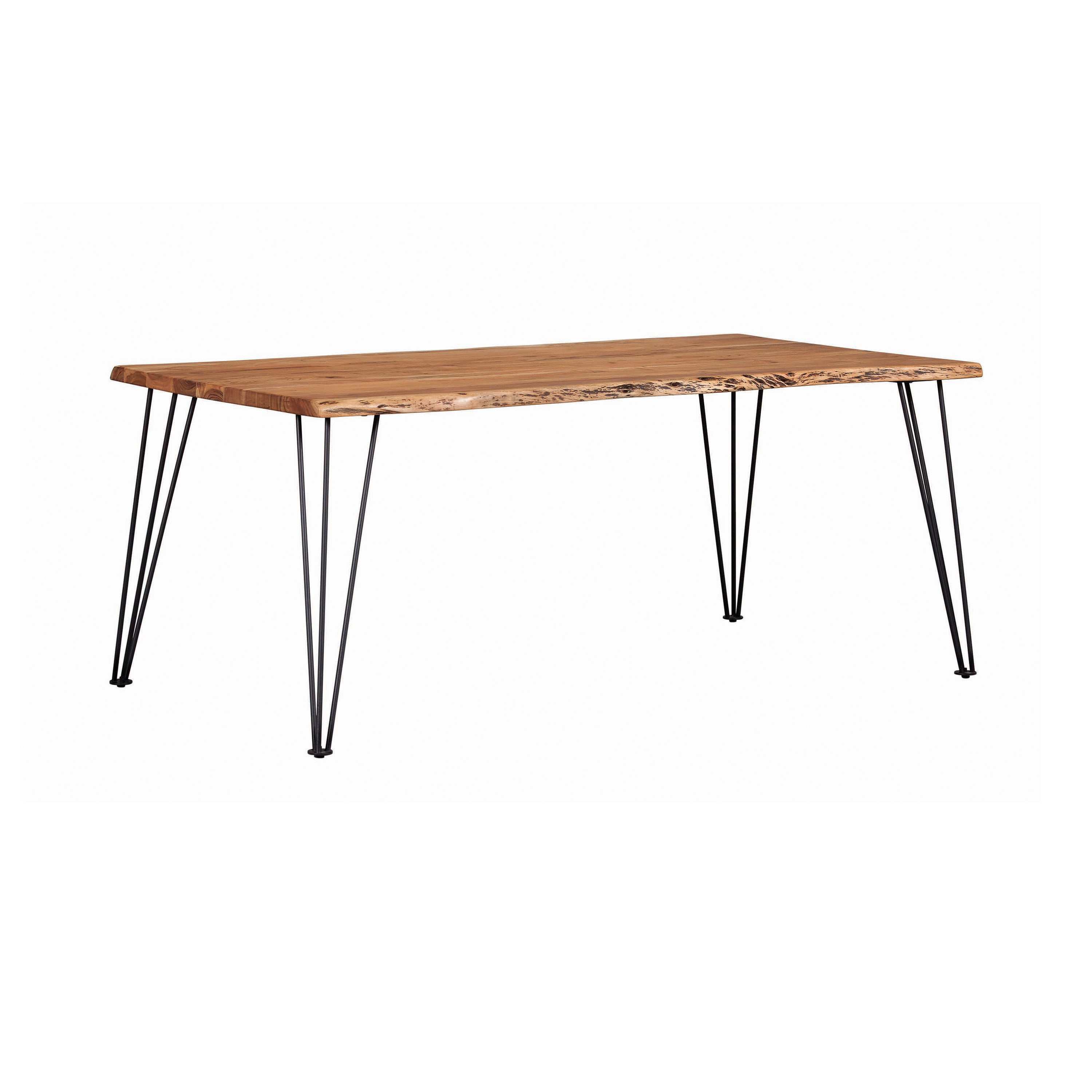 Sherman 71-inch Live Edge Dining Table Natural Acacia