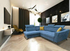 ESF Furniture - Gala Sectional w/ Bed and Storage - GALASECTIONAL