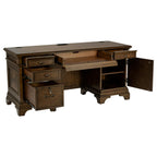 Hartshill Burnished Oak Credenza w/ Power Outlet