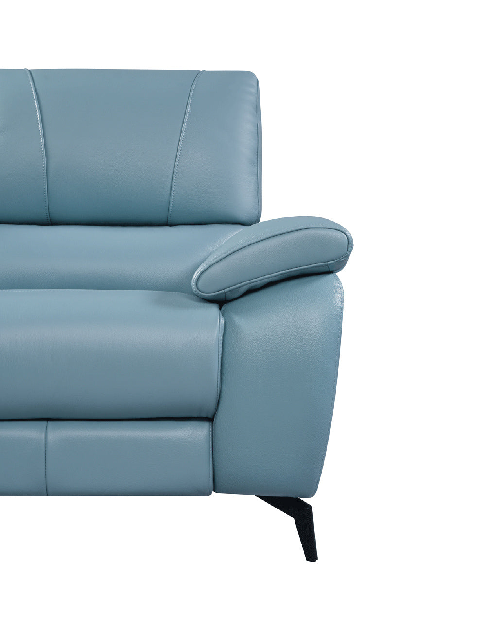ESF Furniture - 2934 Chair w/ 1 Electric Recliner in Blue - 29341BLUE