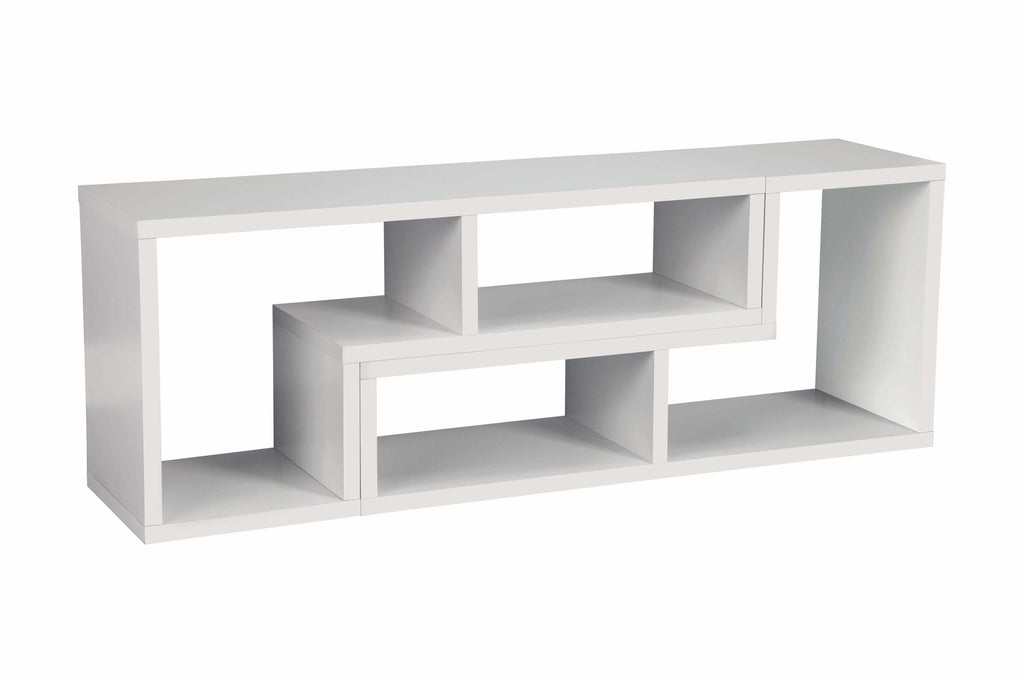 Velma Multipurpose TV Stand and Bookshelf White