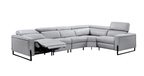 ESF Furniture - 2787 Sectional w/ recliners in Light Grey - 2787SECTIONAL
