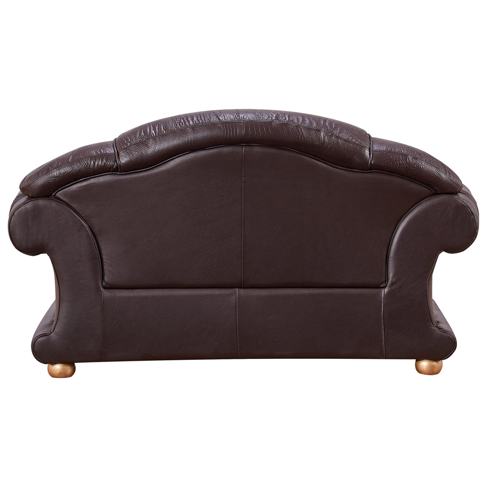 ESF Furniture - Apolo 3 Piece Living Room Set in Brown - APOLO3BROWN