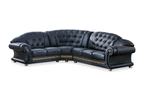ESF Furniture - Apolo Sectional in Black- APOLOSECT-RIGHTBLAC