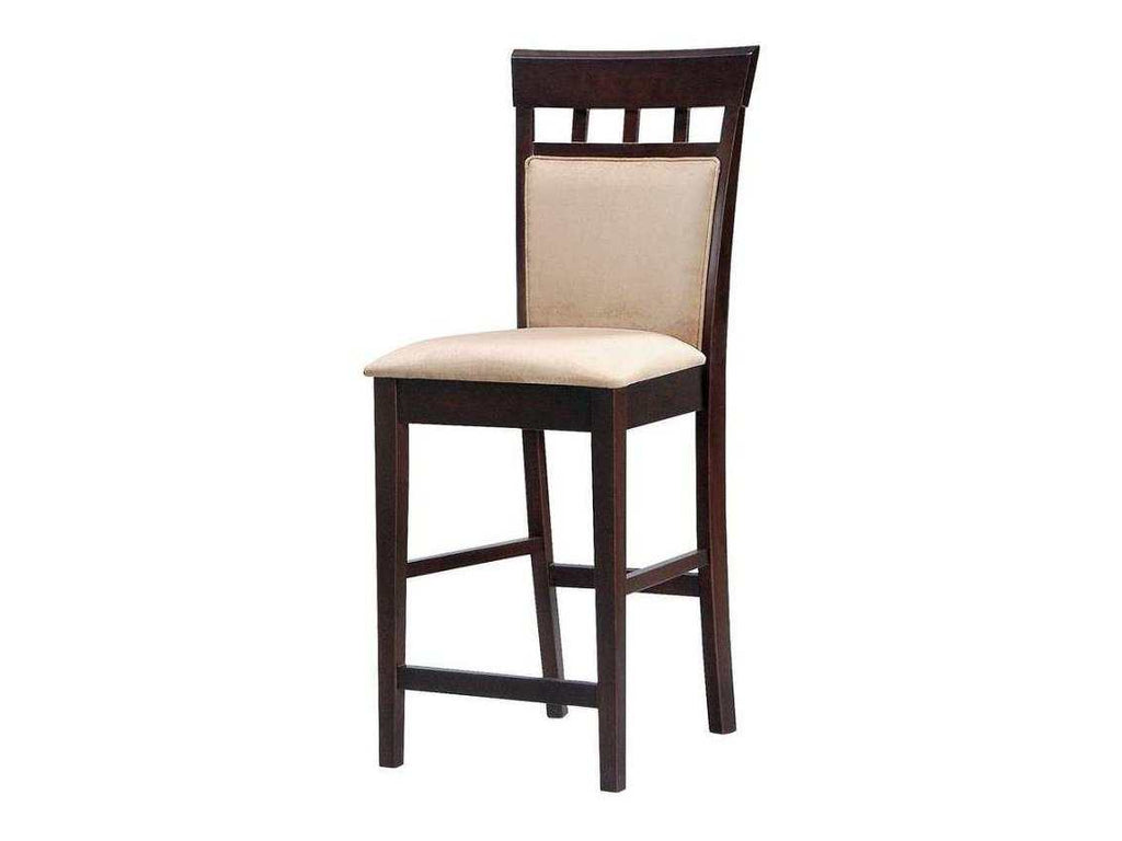 Gabriel Closed Back Counter Chair Cappuccino (Set of 2)