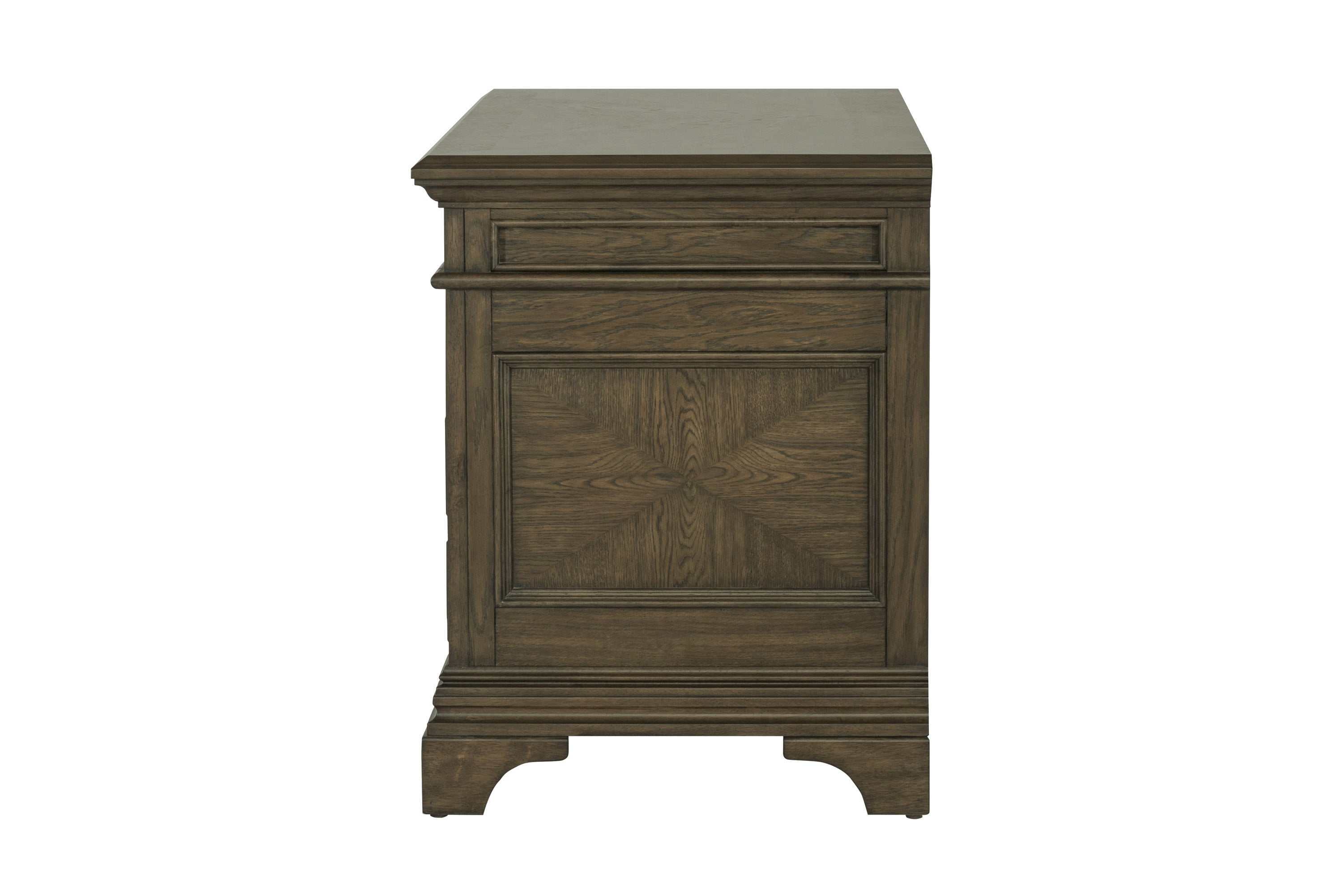 Hartshill 5-drawer Home Office File Cabinet Burnished Oak