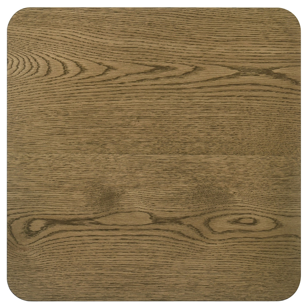 Castlewood Engineered Wood Accent Side End Table Brown Oak