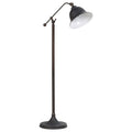 Eduardo 54-inch Bell Down Bridge Floor Lamp Dark Bronze - 901231