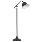 Eduardo 54-inch Bell Down Bridge Floor Lamp Dark Bronze - 901231