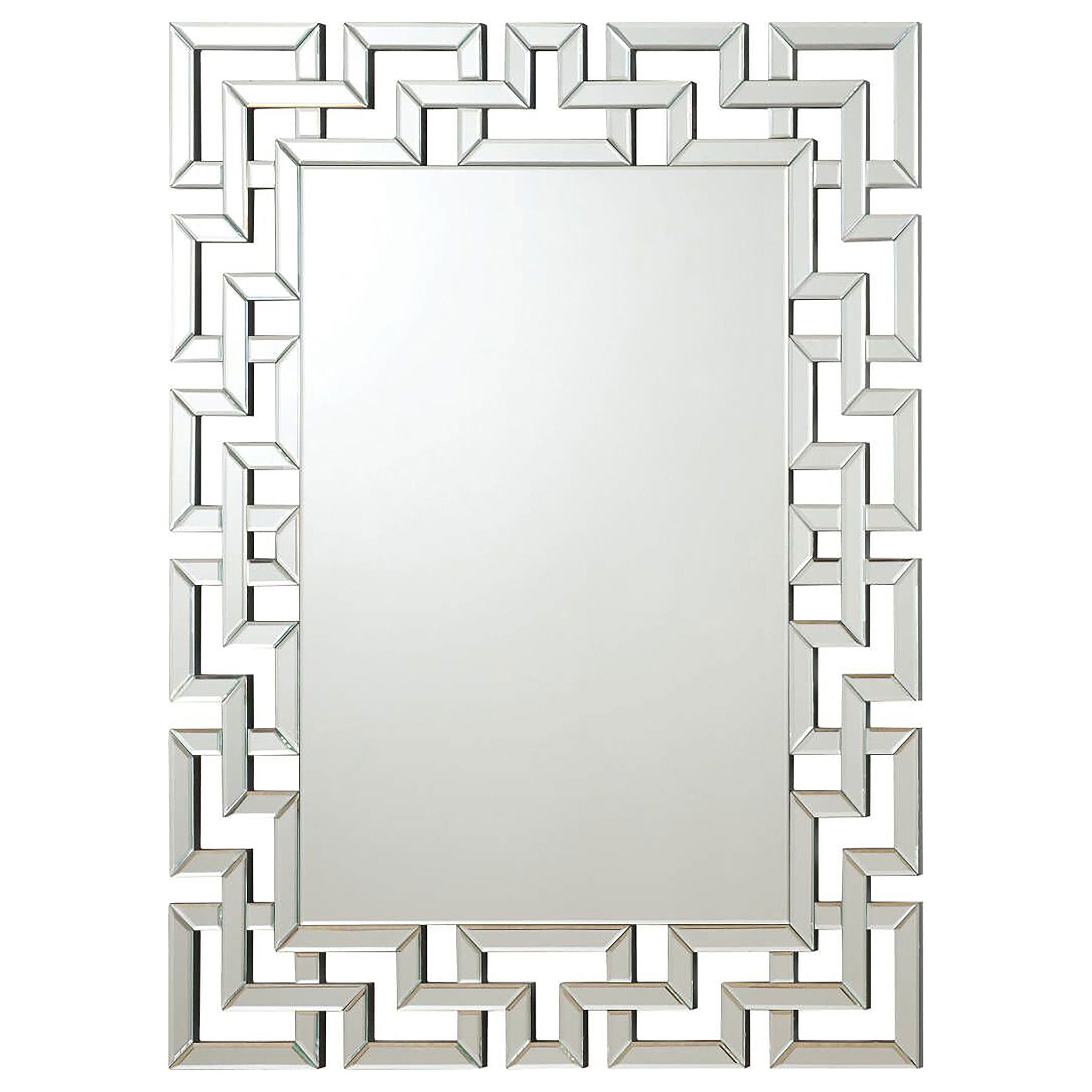 Aliza Silver Frameless Wall Mirror