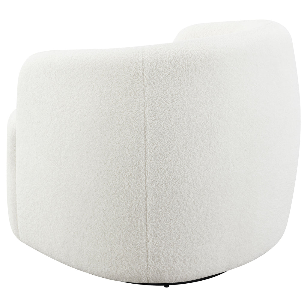 Rosaver White Accent Chair