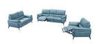 ESF Furniture - 2934 Chair w/ 1 Electric Recliner in Blue - 29341BLUE