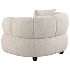 Whitney Contemporary Channel Tufted Woven Fabric Upholstered Sofa