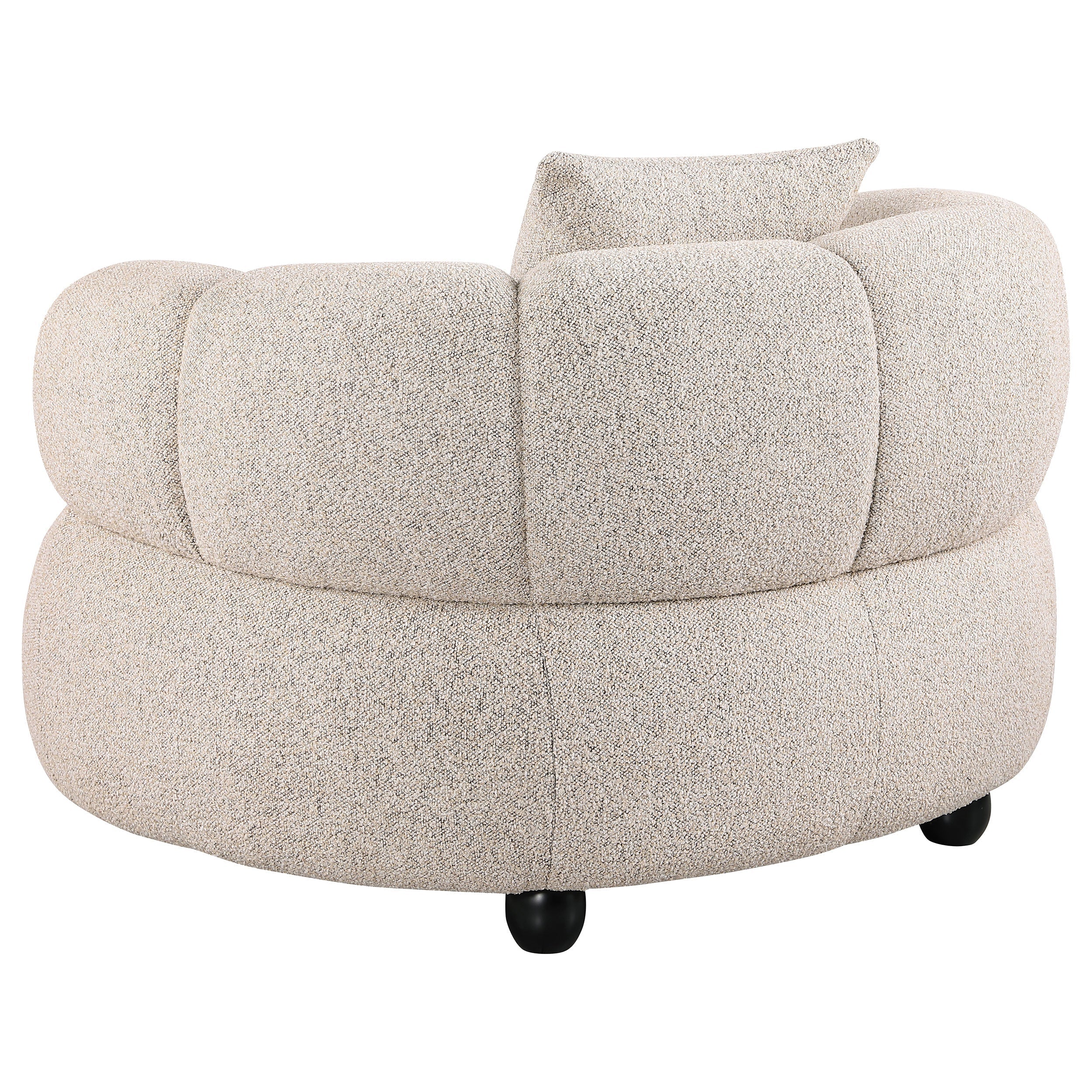 Whitney Contemporary Channel Tufted Woven Fabric Upholstered Sofa