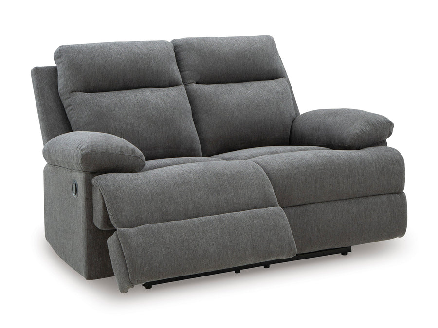 Side-Swipe Charcoal — Loveseat only