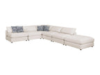 Serene 6-piece Upholstered Modular Sectional Sofa Beige