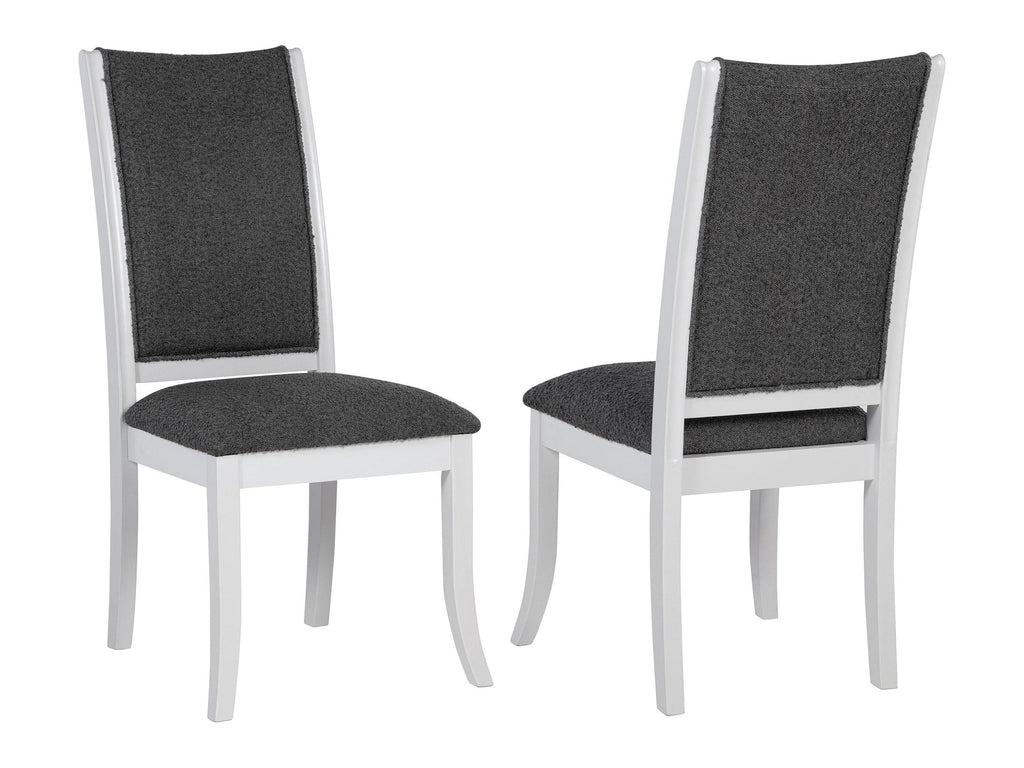Judd Upholstered Dining Side Chair Pearl White (Set of 2)