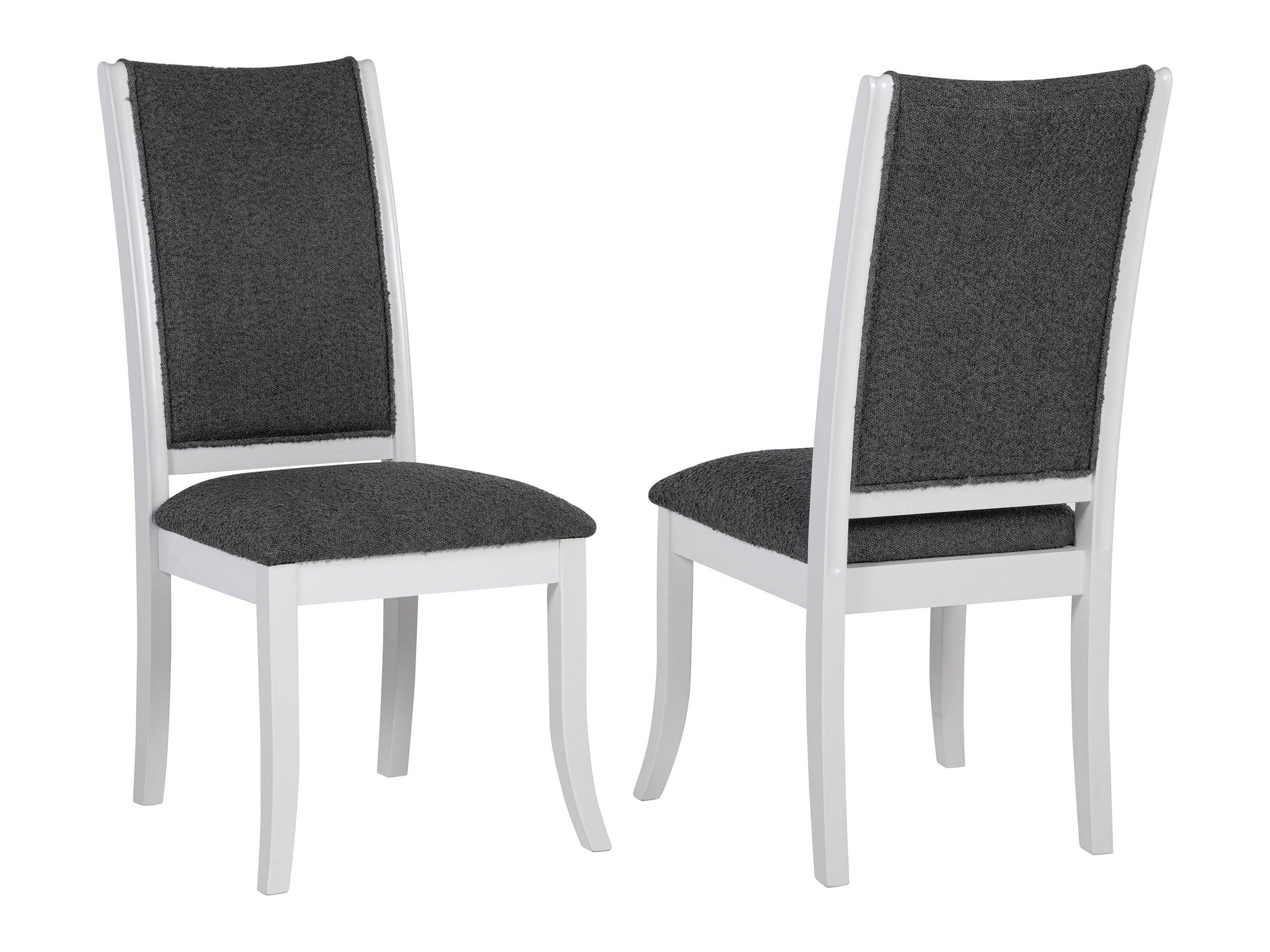 Judd Upholstered Dining Side Chair Pearl White (Set of 2)