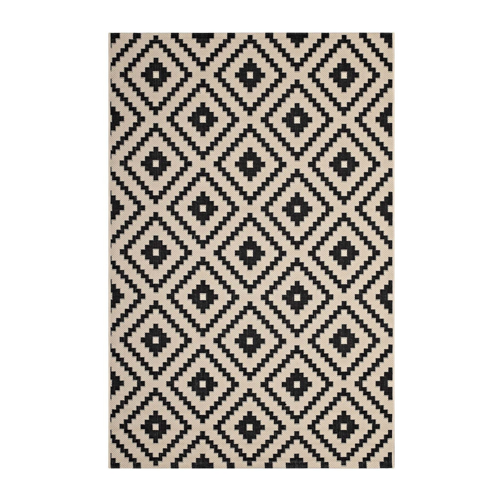 Perplex Geometric Diamond Trellis Indoor and Outdoor Area Rug