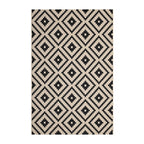 Perplex Geometric Diamond Trellis Indoor and Outdoor Area Rug