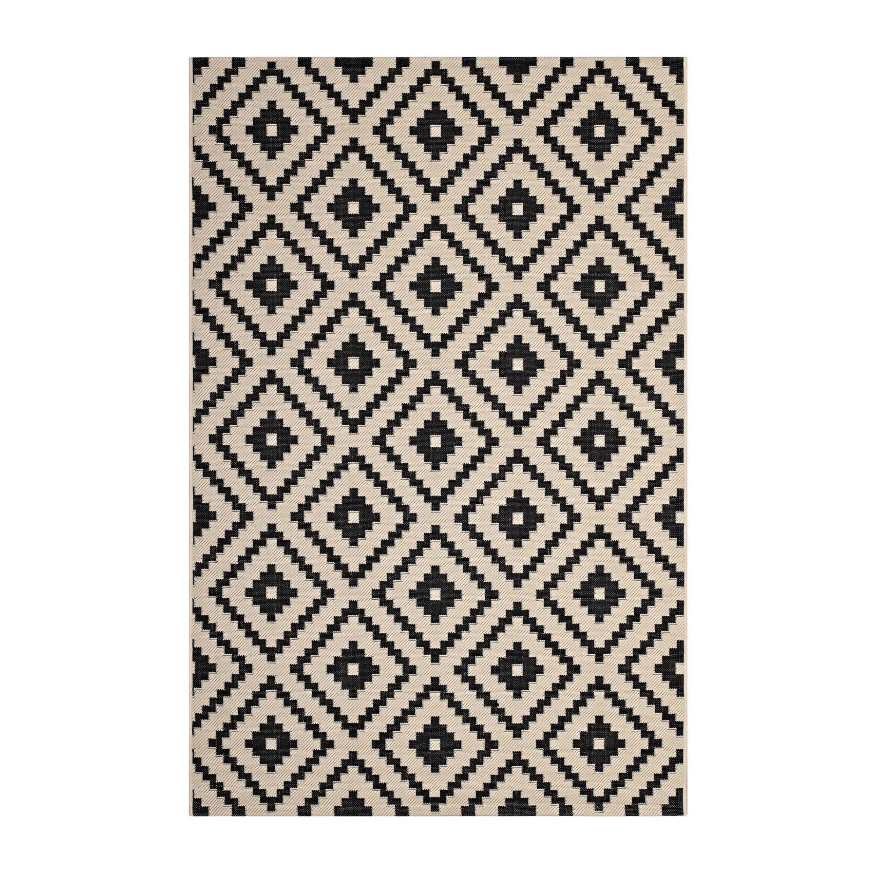 Perplex Geometric Diamond Trellis Indoor and Outdoor Area Rug