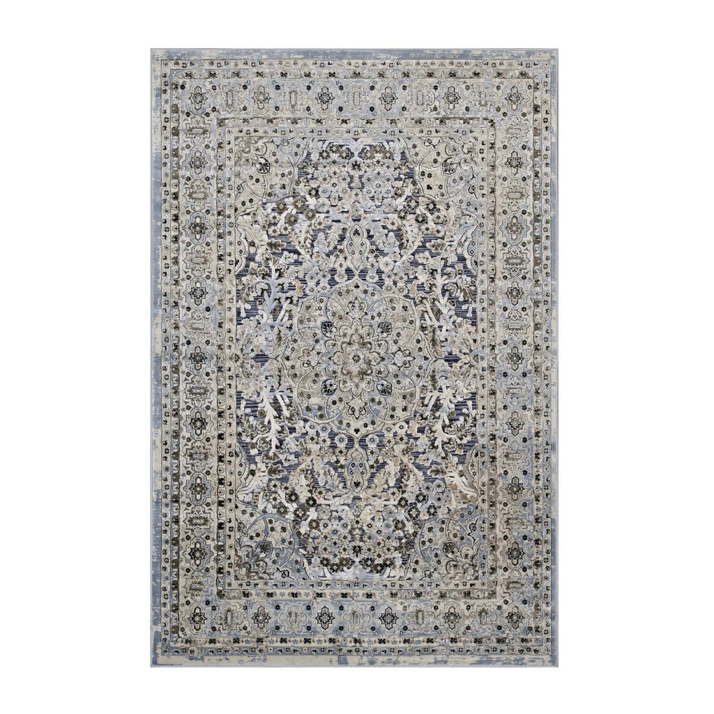 Elqenna Ornate Vintage Floral Turkish Area Rug
