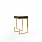 Joel Black Velvet Counter Stool